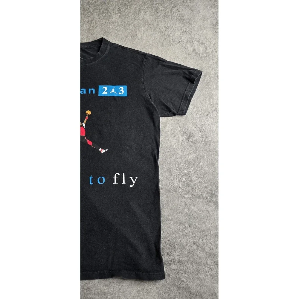 Jordan Shirt Men's XL Black Ready To Fly Air Michael 23 Jumpman Photograph